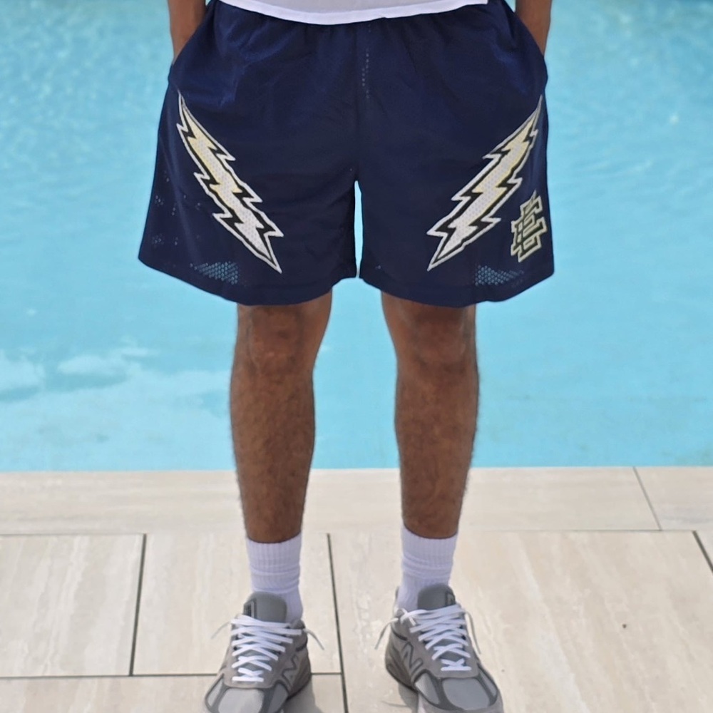 Eric Emmanuel EE Basic Short “Lightning Bolt” (Midnight Navy)